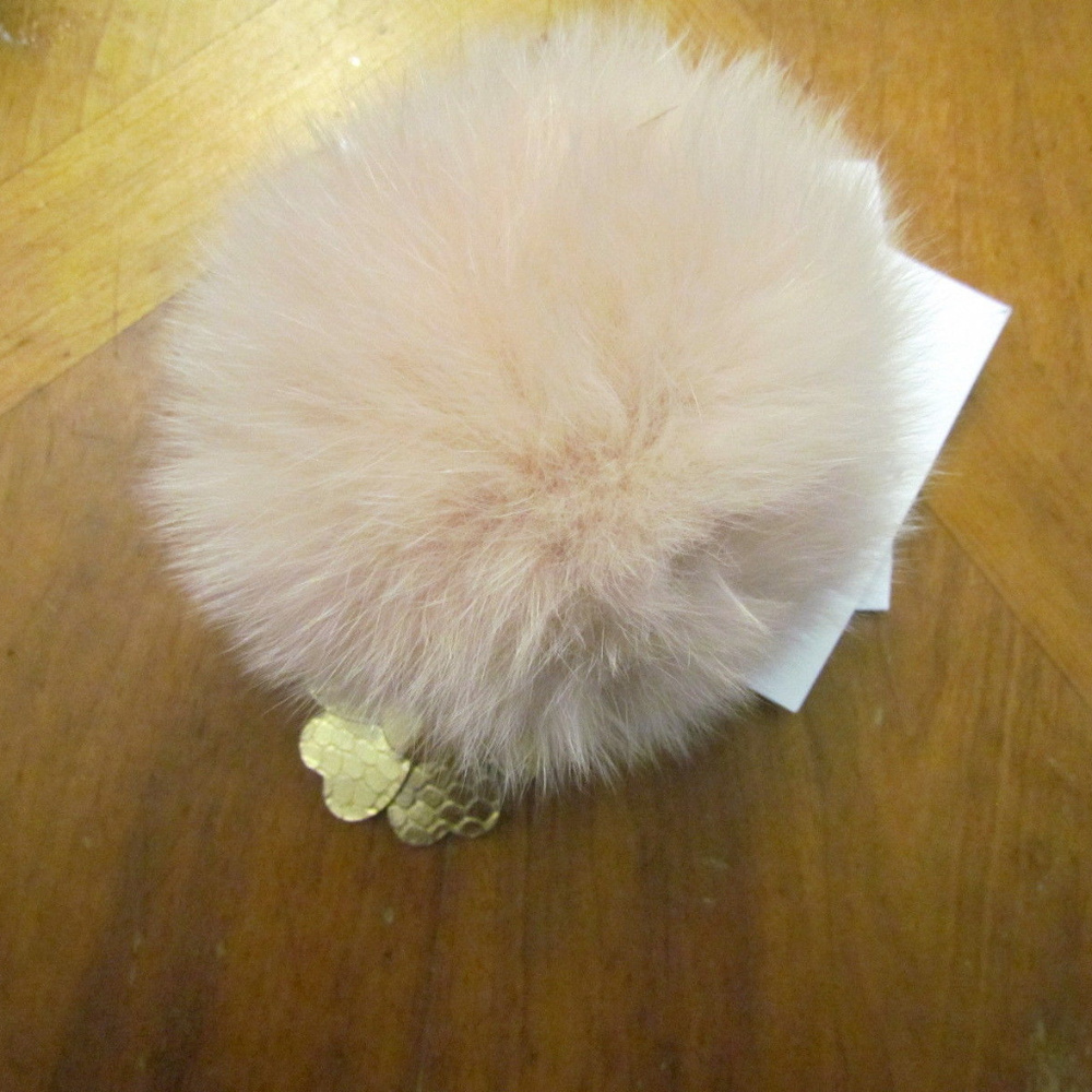 NWT Michael Kors Key Fob Pom - Soft Dusty Pink